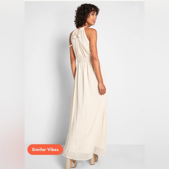 ModCloth Illuminated Elegance Chiffon Maxi Dress - Picture 2 of 5